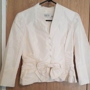 Rickie Freeman Teri Jon Silk Blazer Size:6